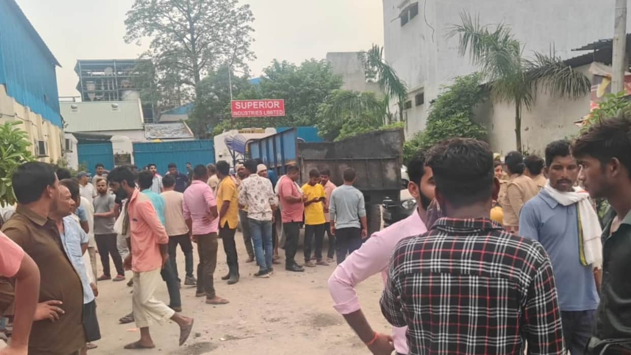 Worker dies after getting caught in the conveyor belt of a Superior Industries boiler.
