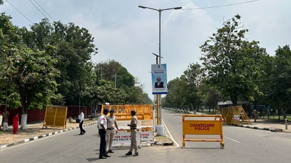 PM Modi Punjab Chandigarh Visit Live Launched Major Development Projects Security Tightened All update