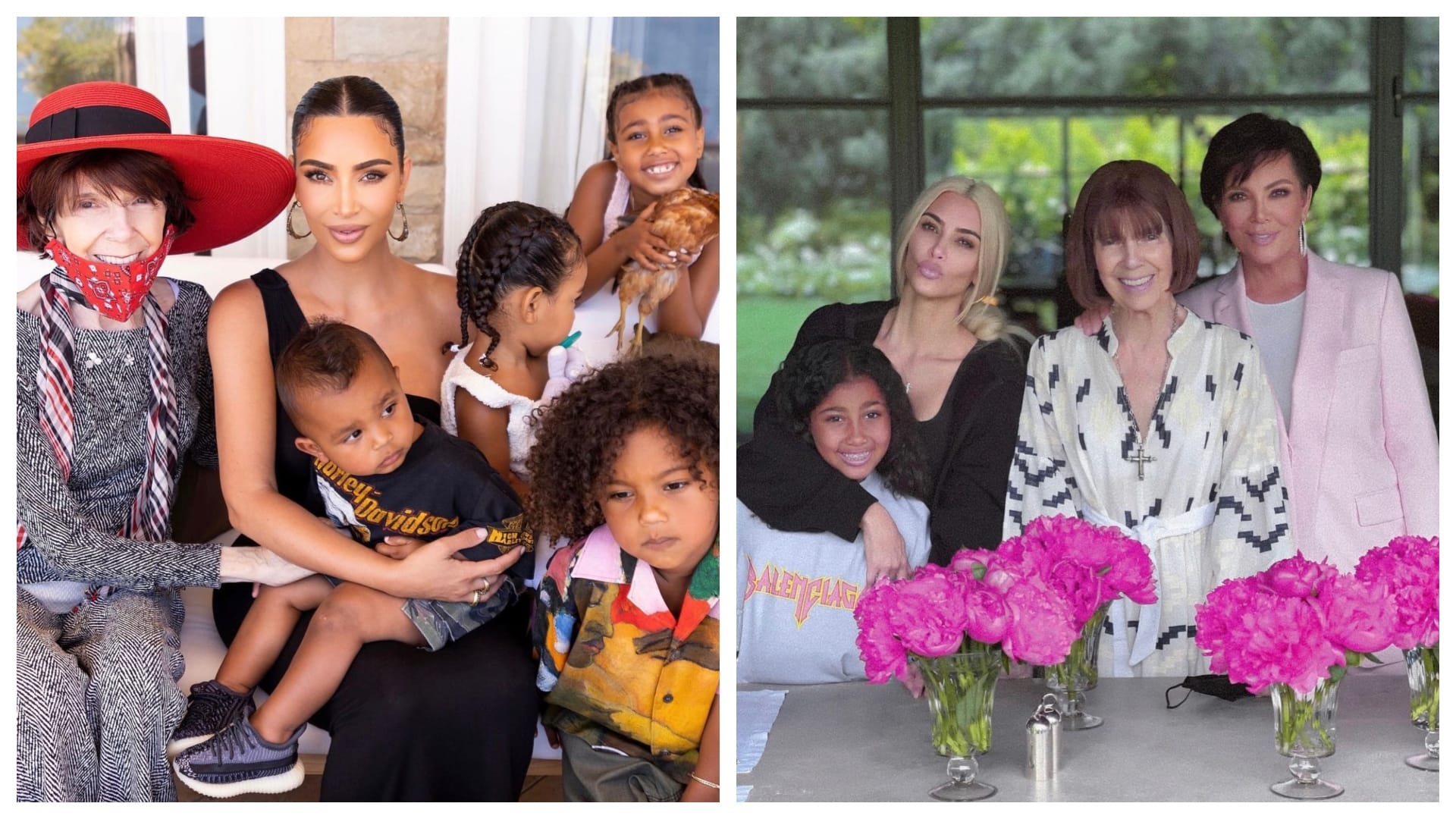 Kim Kardashian Mourns Grandmother MJ Death Calls Her Forever Twin