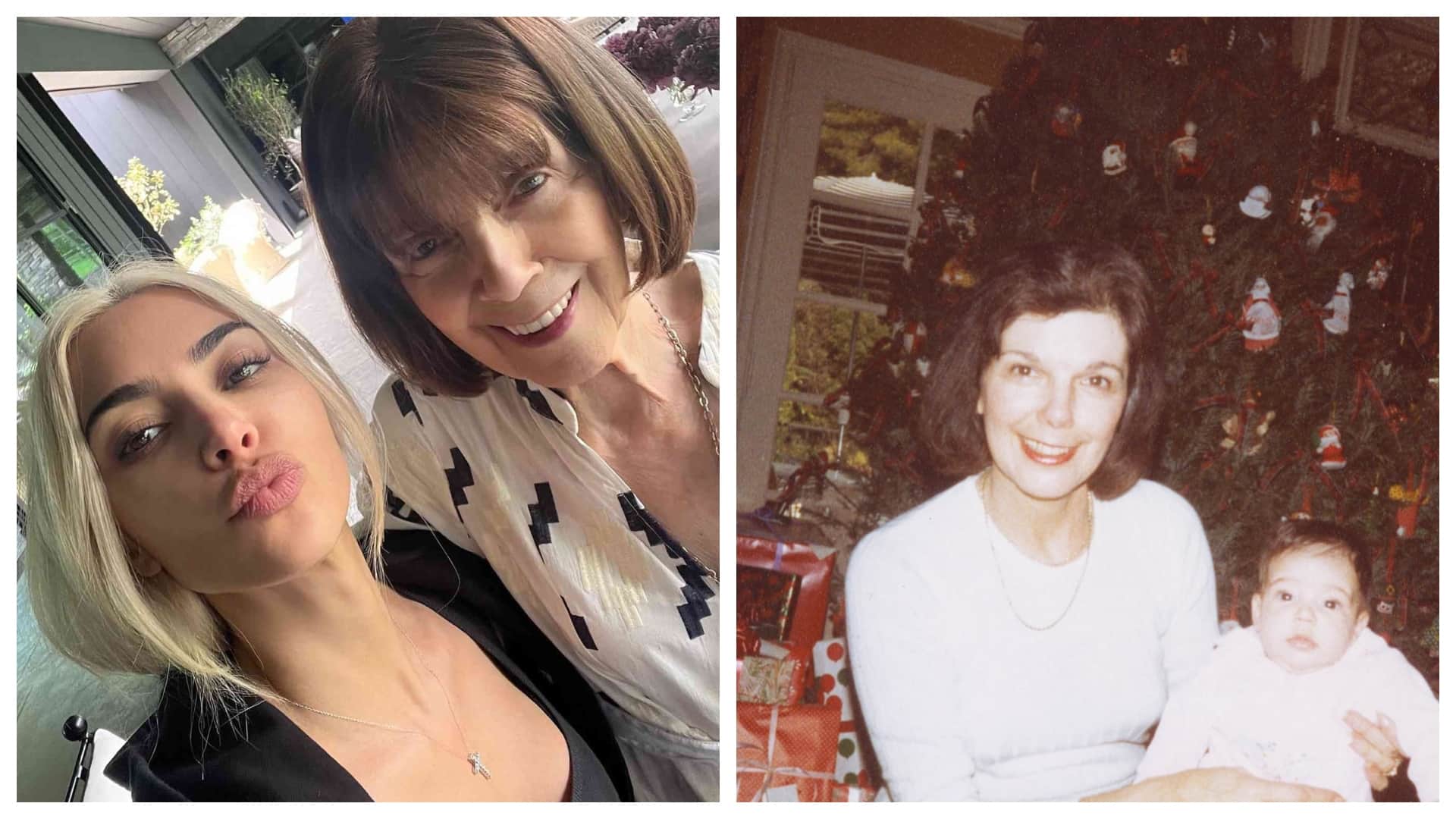 Kim Kardashian Mourns Grandmother MJ Death Calls Her Forever Twin