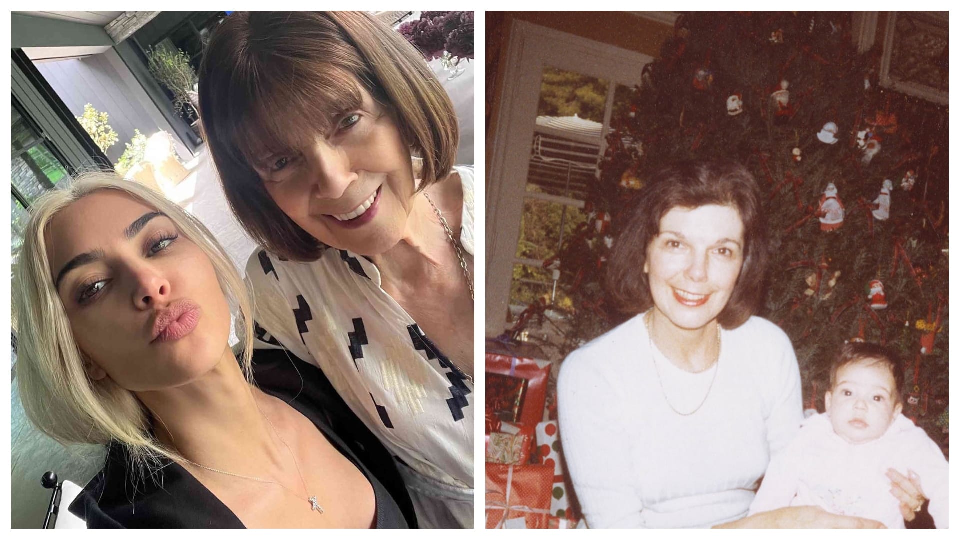 Kim Kardashian Mourns Grandmother MJ Death Calls Her Forever Twin