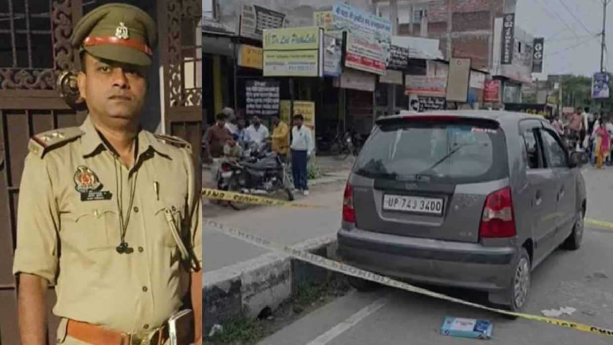 UP: Sub-Inspector's body found inside car in the capital; liquor bottles lying nearby; cause of death remains