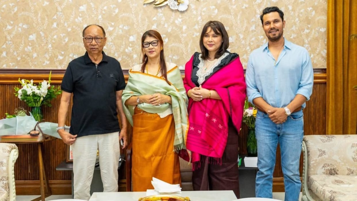 Randeep Hooda met with CM of Manipur Yumnam Khemchand says reins of my Sasural are in very capable hands