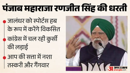 प्रधानमंत्री नरेंद्र मोदी का पंजाब दौरा