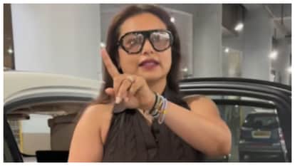 Rani Mukerji got annoyed with paparazzi strictly avoids having her daughter photos clicked See Viral Video