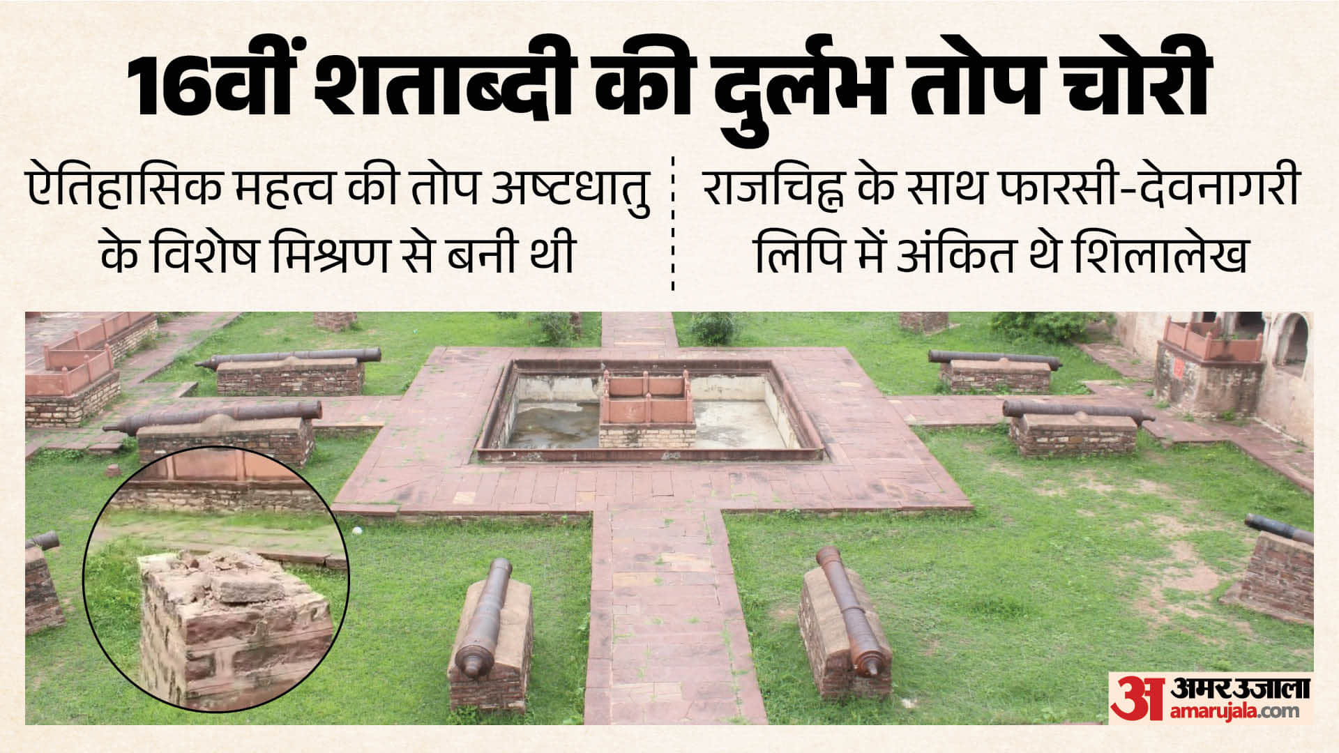 शिवपुरी में तोप चोरी का मामला नए मोड़ पर पहुंच गया है।