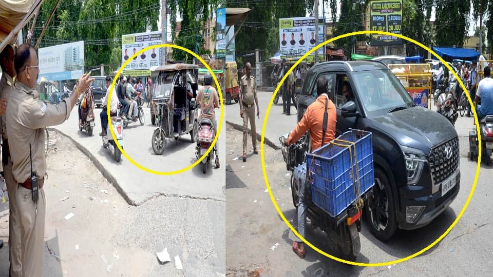 Aligarh on the first day of one-way