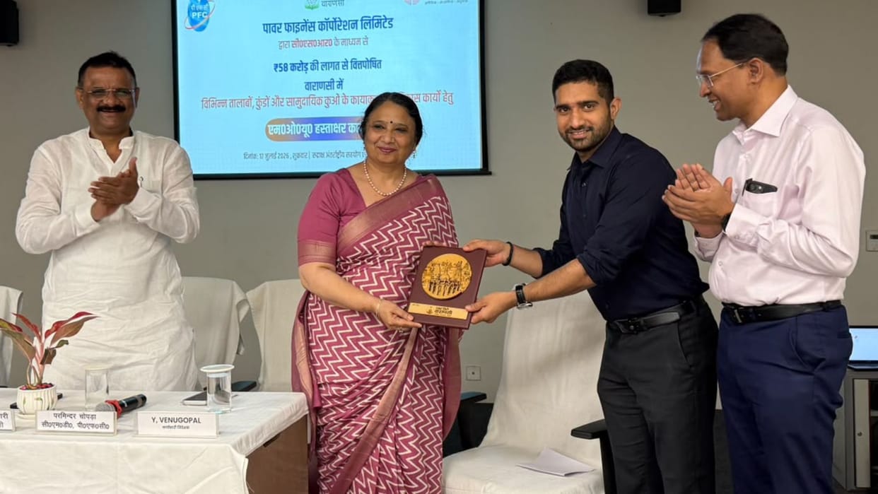 Varanasi ponds kunds and wells set rejuvenation MoU signed for 58 crore project
