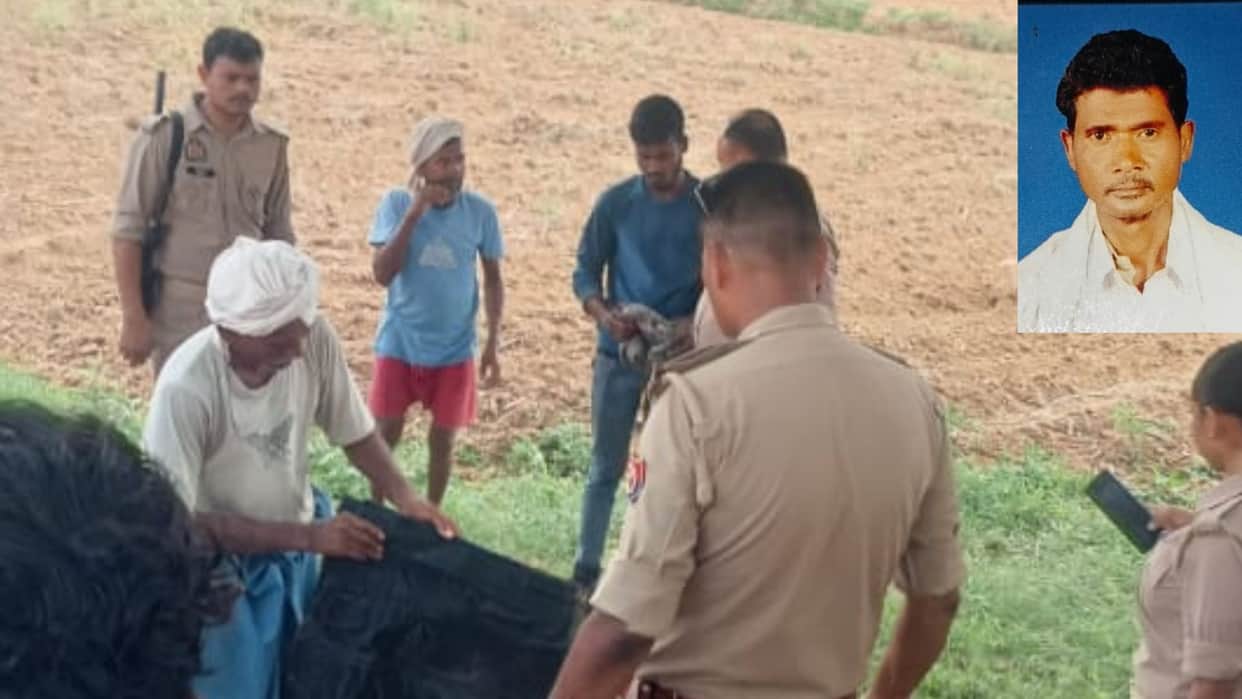 old mand deadbody found hanging from tree in Chandauli wife and children broke down in tears