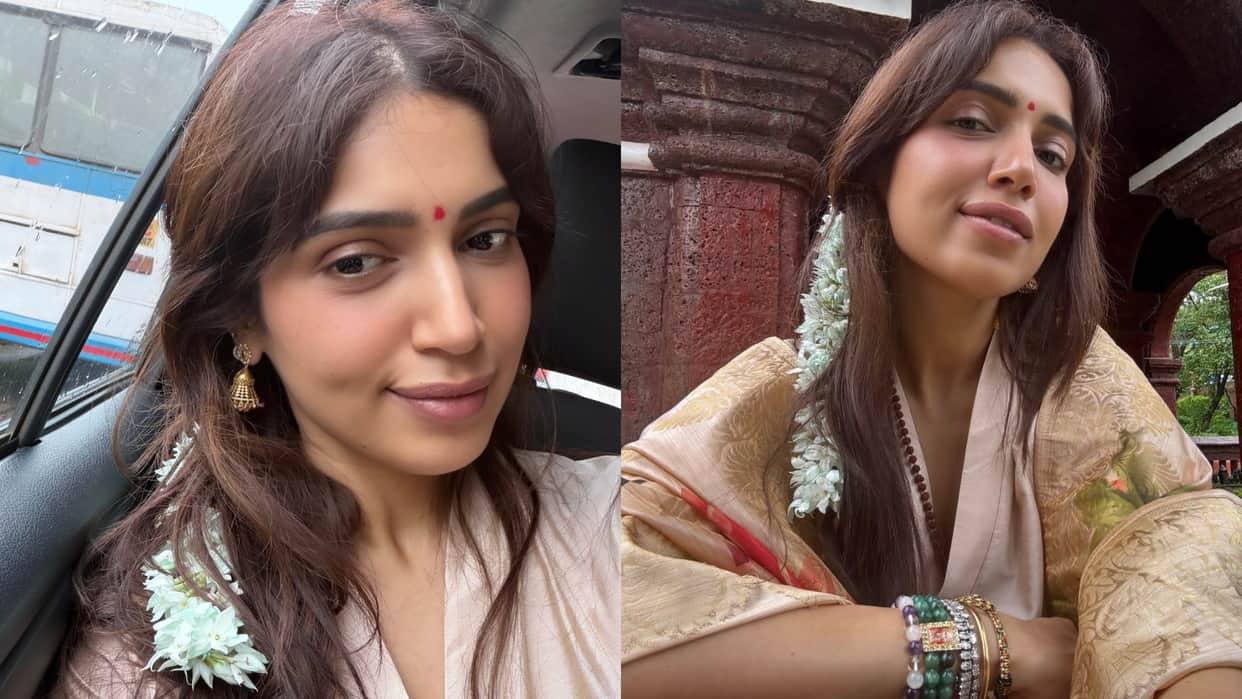 Bhumi Pednekkar seeking blessings from Kul Devi On birthday shares photos says I feel very very loved today