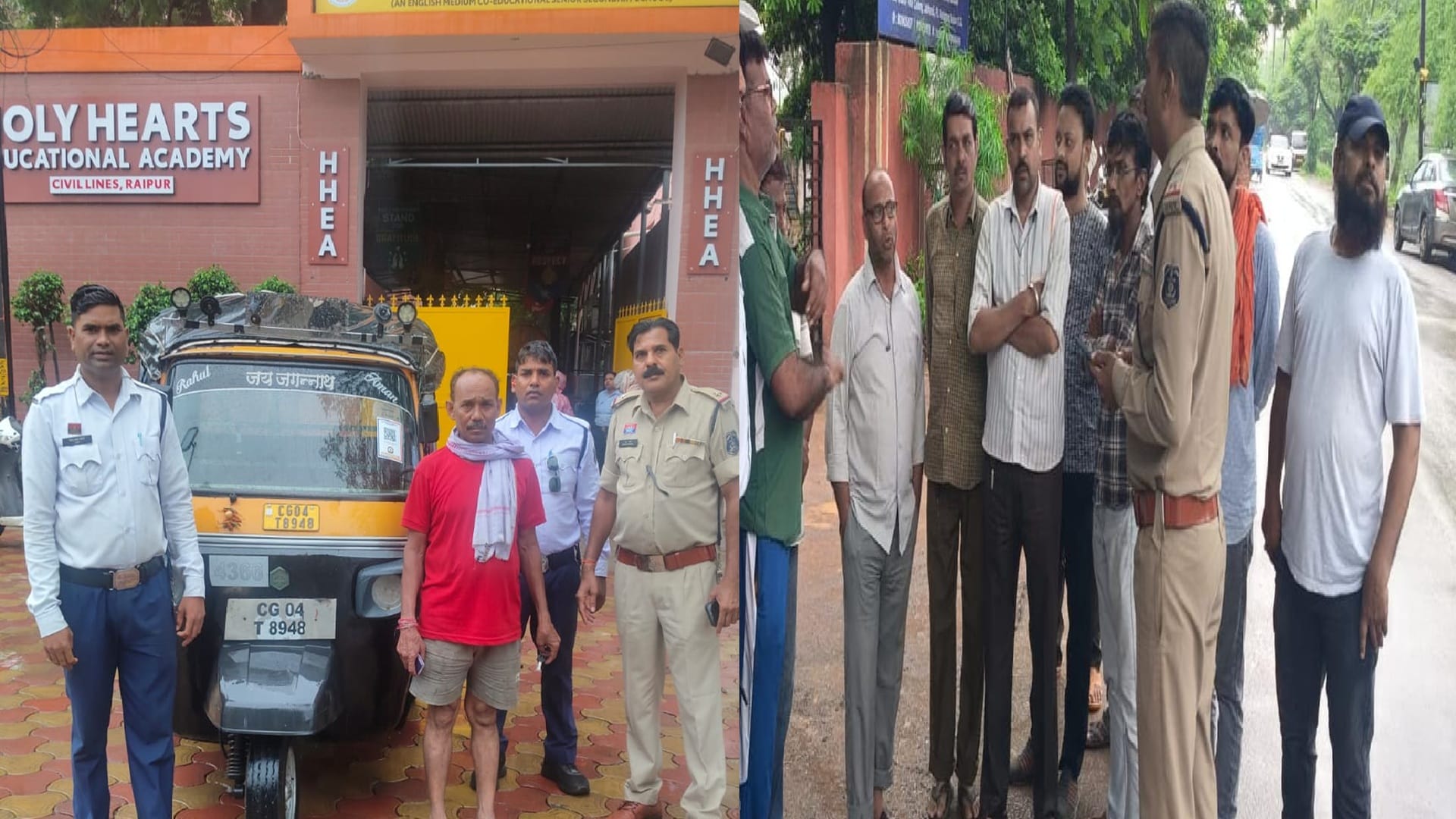 क्षमता से अधिक बच्चे बैठाने पर 35 ऑटो चालकों पर कार्रवाई