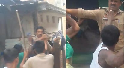 Kanpur PRV vehicle pelted with stones constables chased beaten and uniforms torn six individuals into custody