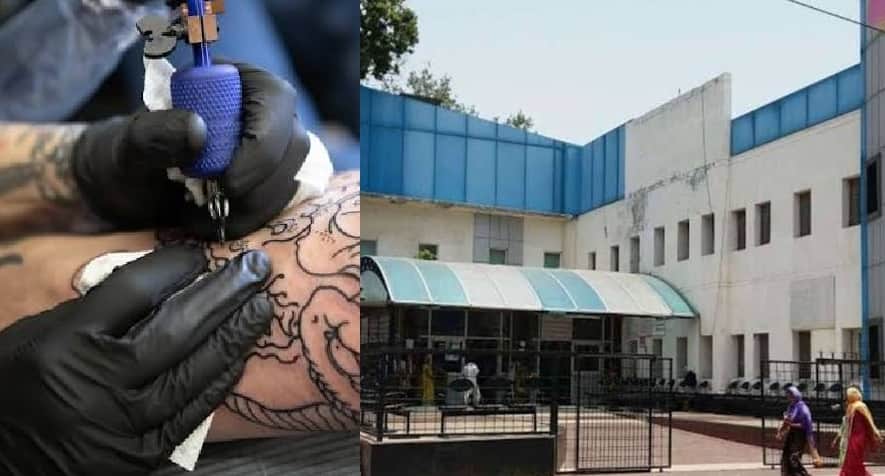 Kanpur Getting a tattoo proves costly HIV positive woman found at Hallet Hospital contaminated needle cause