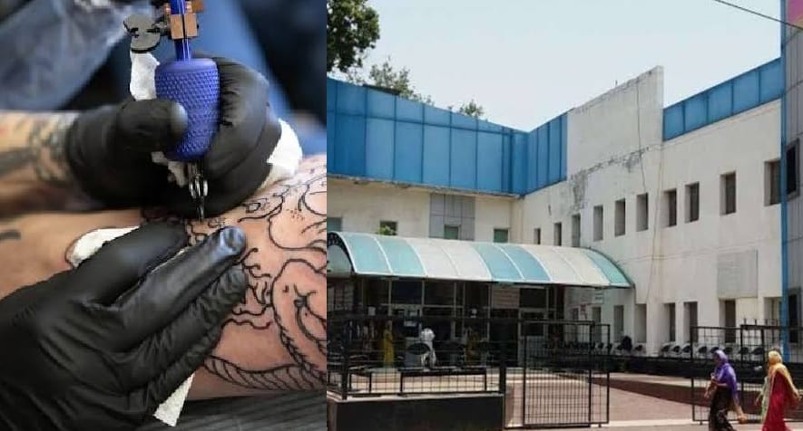 Kanpur Getting a tattoo proves costly HIV positive woman found at Hallet Hospital contaminated needle cause
