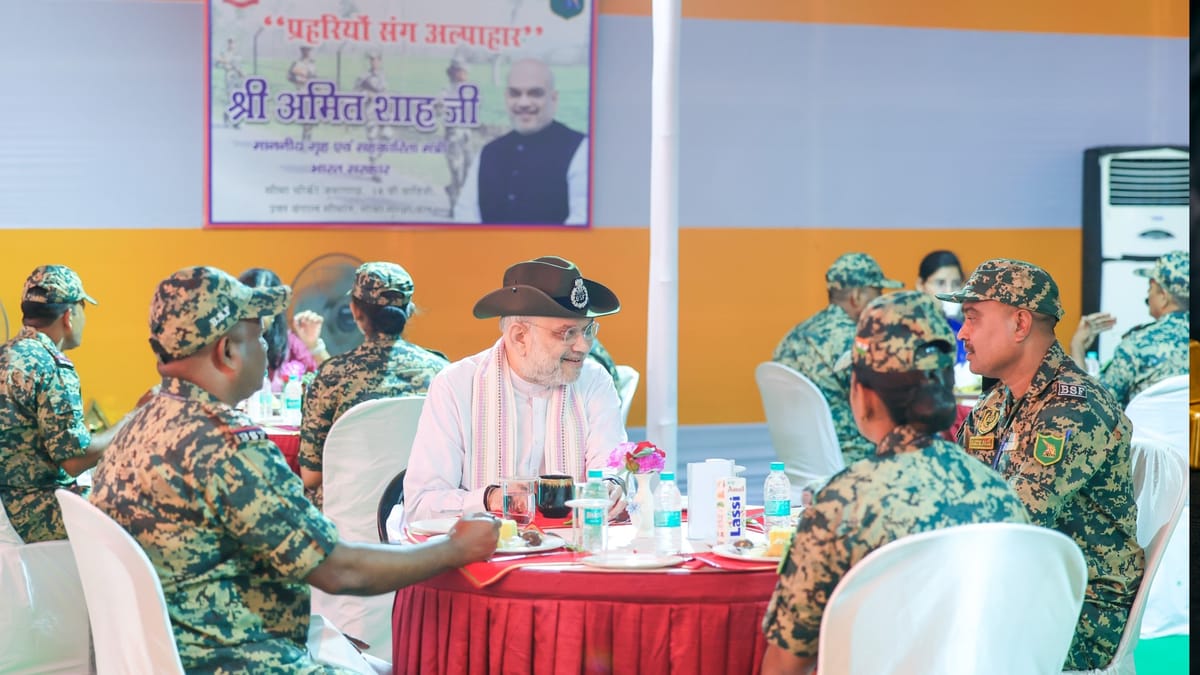 BSF: बॉर्डर आउटपोस्ट पर अमित शाह बोले- जवानों और उनके परिजनों का कल्याण मोदी सरकार की सर्वोच्च प्राथमिकता