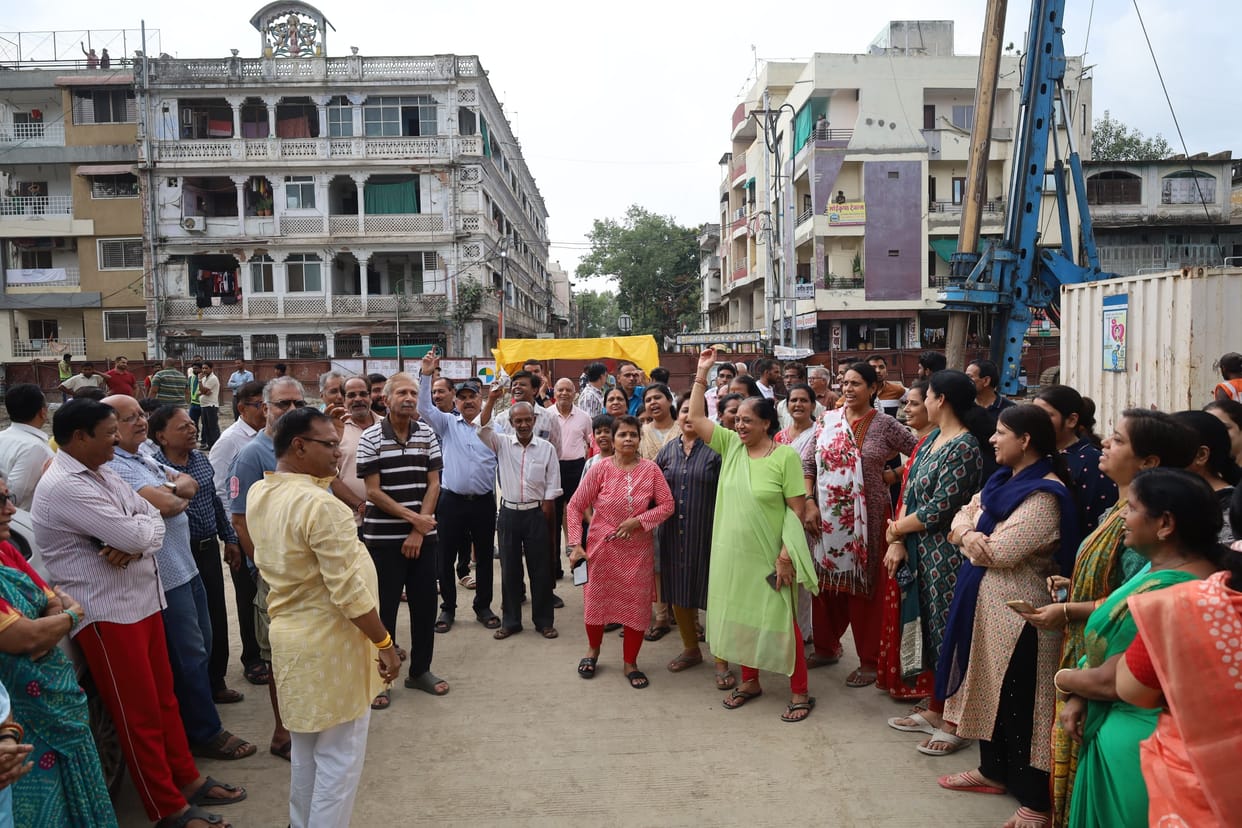 Indore: Excavation work at the Chhota Ganpati Metro Station caused houses in Malharganj to shake; residents we