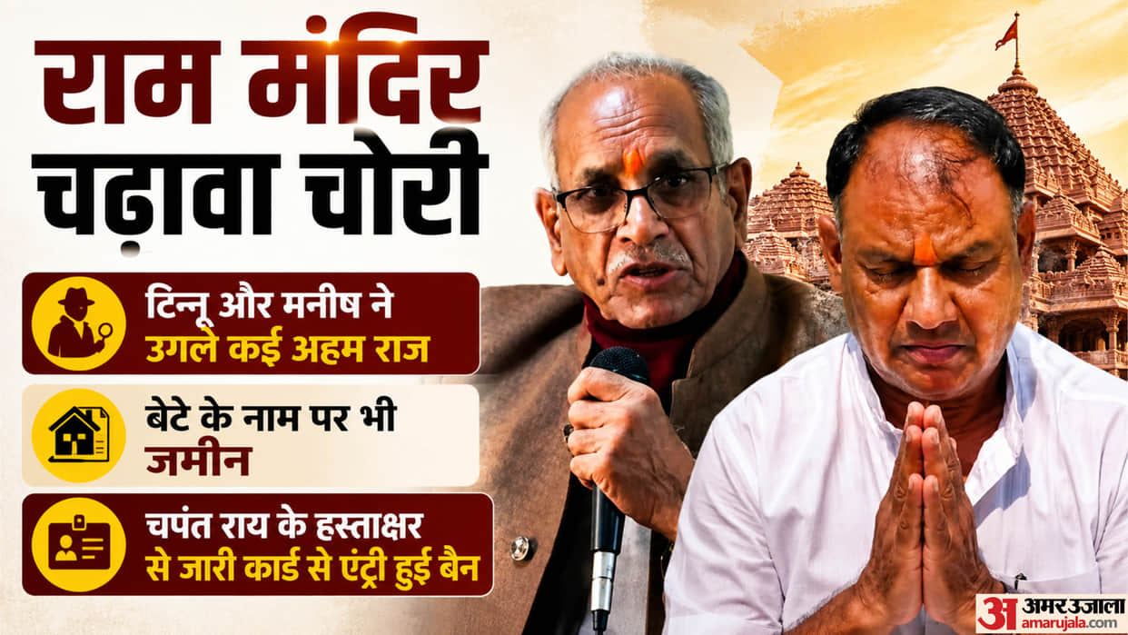 Ram Temple: Tinnu and Manish make sensational revelations, police find crucial clues; Champat Rai's card entry