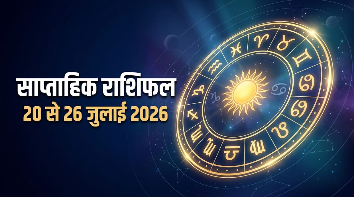 Weekly Horoscope 20 July to 26 July 2026 saptahik rashifal in hindi