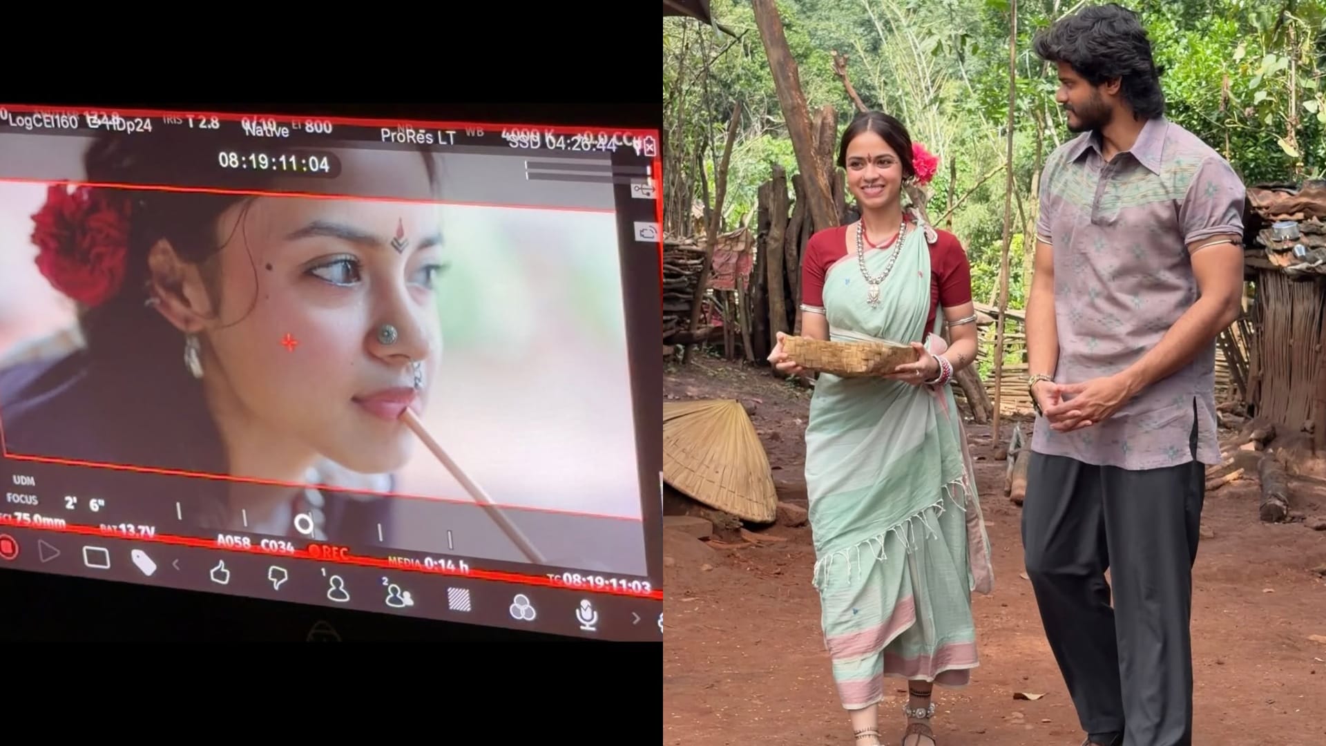 Nitanshi Goel wrap up her upcoming film Takshakudu shares bts photos