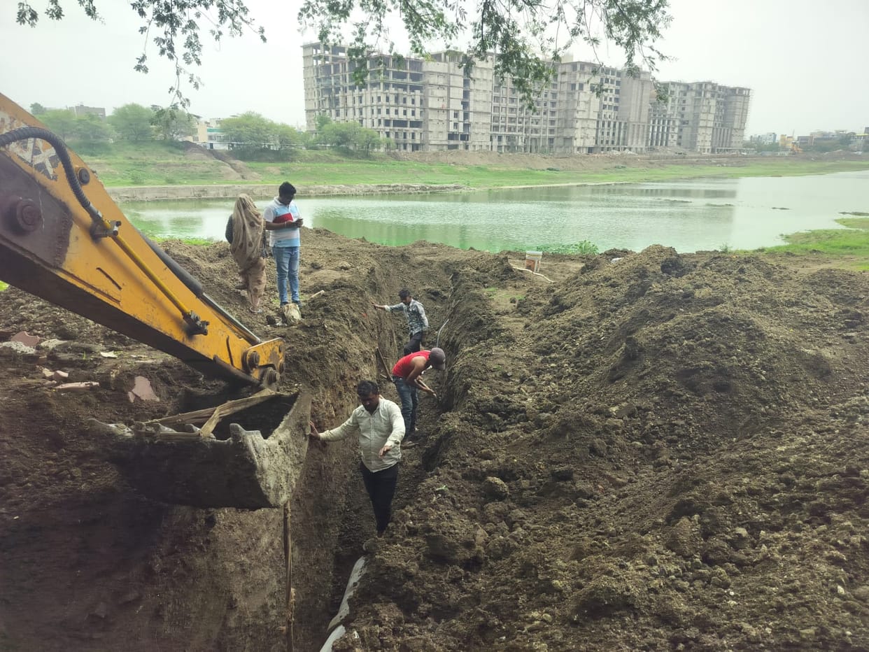 Indore News: Indore's Pipliyahana Lake to be filled via pipes; Municipal Corporation constructs a channel.