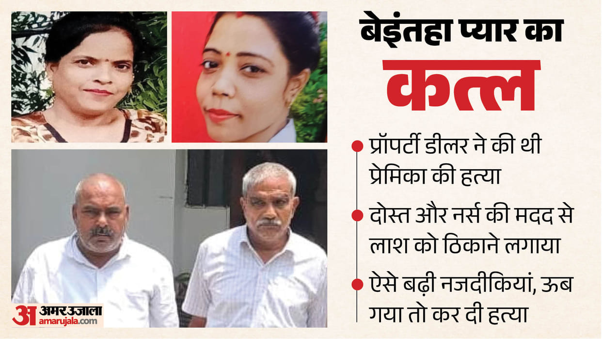 Property dealer murdered his girlfriend Disposed of body with help of friend and nurse in unnao