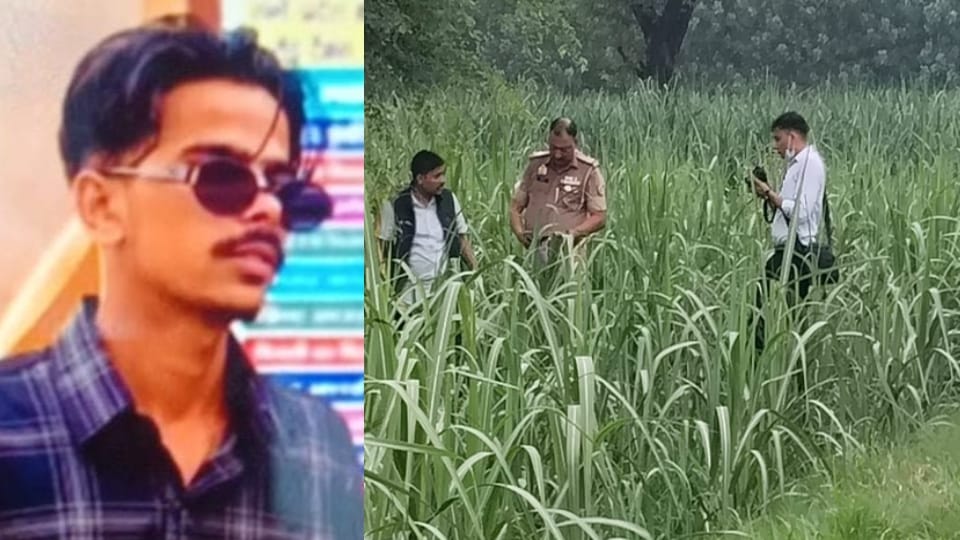 Saharanpur: Young man murdered and body dumped in sugarcane field; dragged for 10 feet, blood oozing from ear.