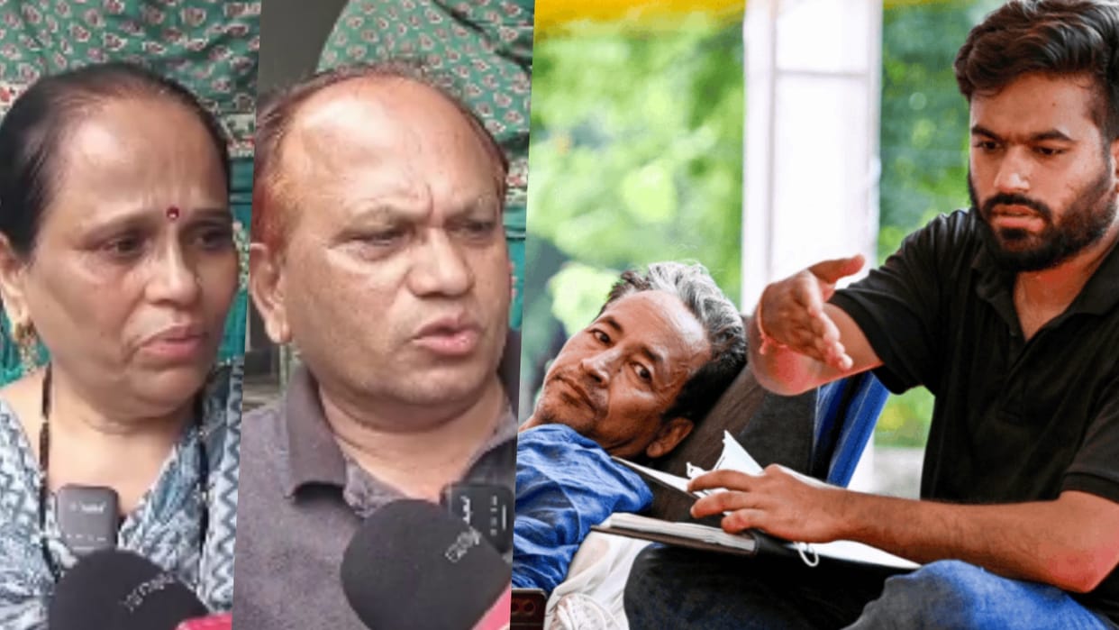 CJP Protest Abhijeet Dipke father on coming Delhi for support mother says Son migraine problem health issue