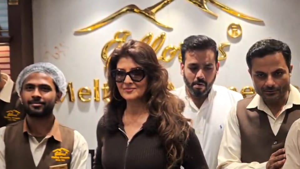Bollywood actress Sangeeta Bijlani arrived in Mussoorie Feel happy with weather