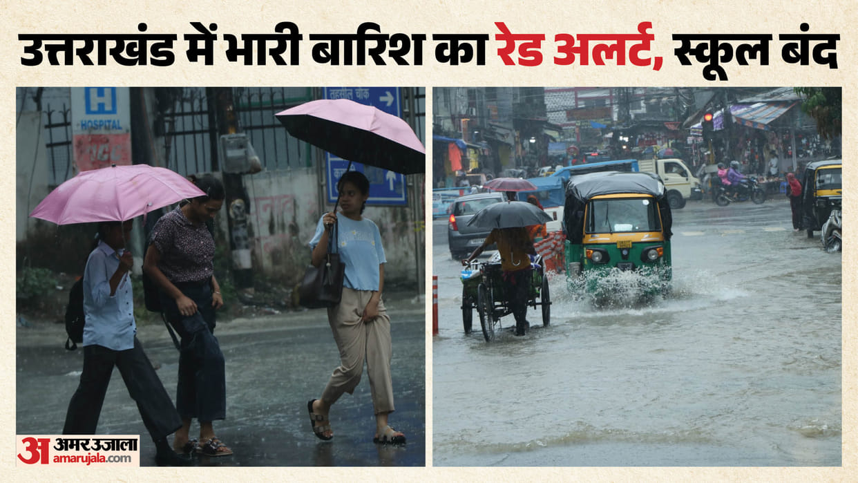 Uttarakhand Weather Forecast Today: IMD Red Alert for Heavy Rain Authorities Issue Safety Advisory