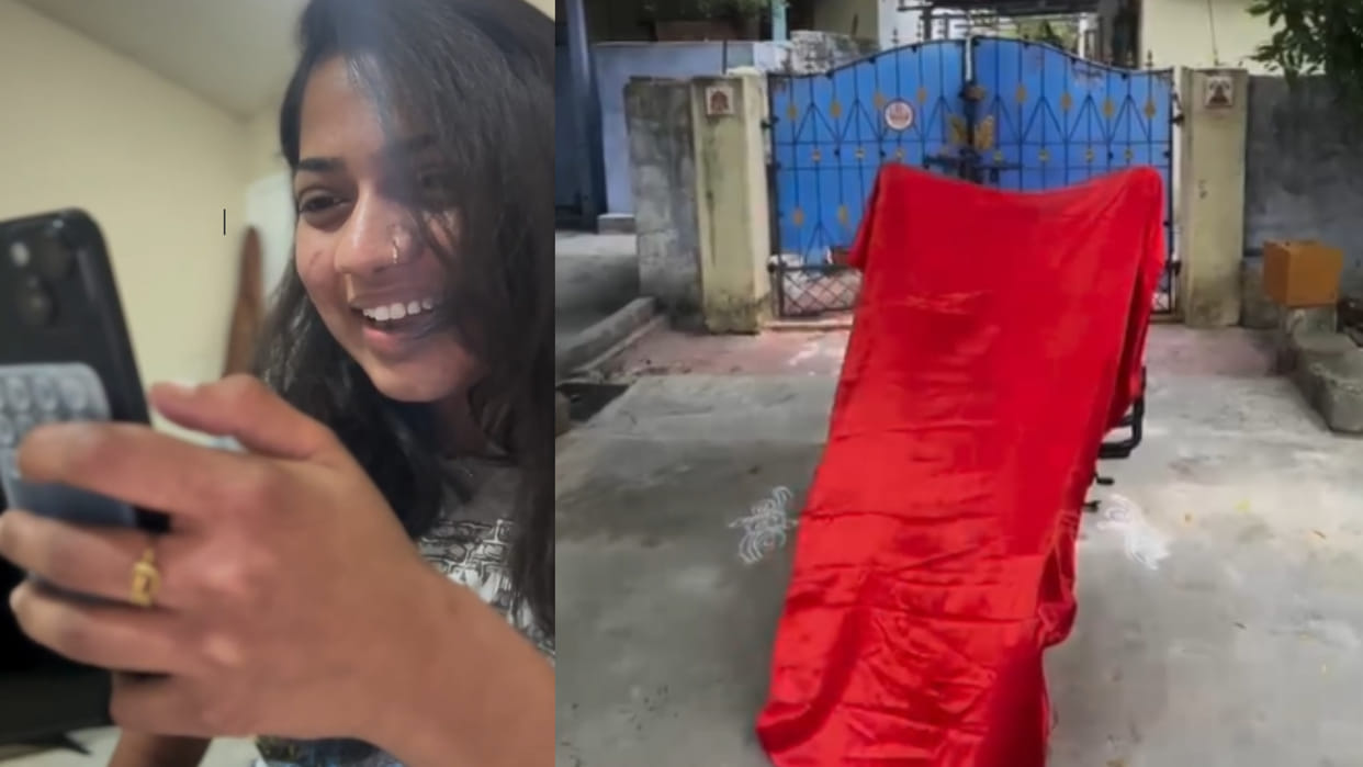 Daughter gift new bike to father 50th birthday truly memorable video goes viral on social media