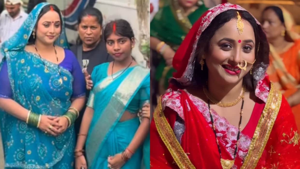 Bhojpuri Actress Rani Chatterjee Shares behind the scenes Moments from Her Movie badki bahu chaotki bahu 2