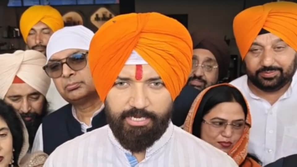 Union Minister Chirag Paswan arrives in Amritsar