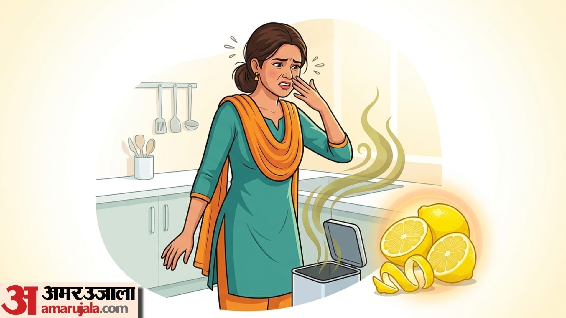 Simple Life Hacks to remove Trash Bin Odors how to get rid for smell from kitchen dustbin