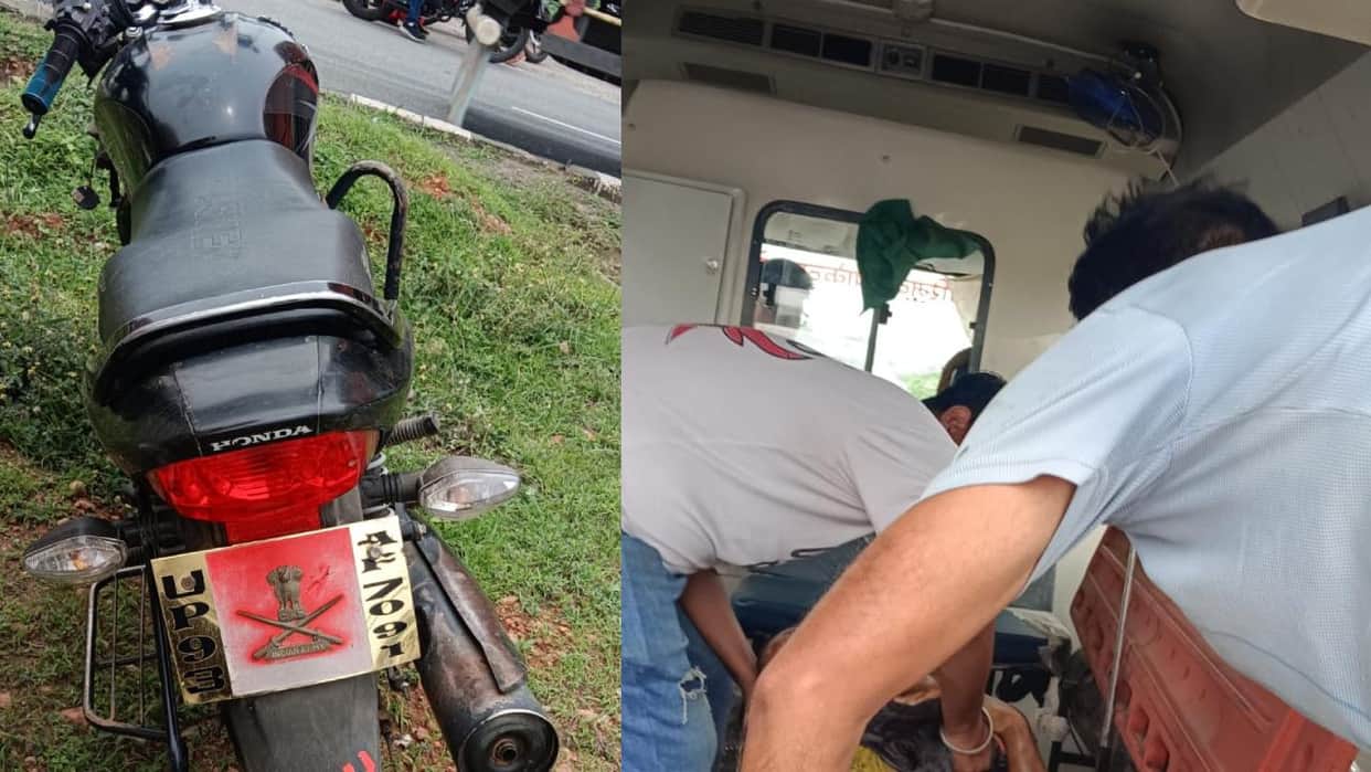 Jhansi: Speeding motorcycle rams into the rear of a truck on the highway; one youth killed