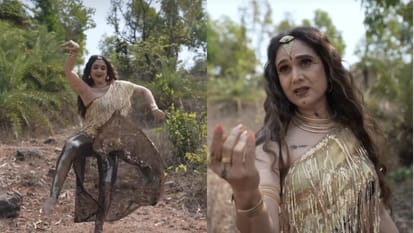 Meenakshi Seshadri Recreates Movie Nache Nagin Gali Gali title Song On audiences requests Shares Video