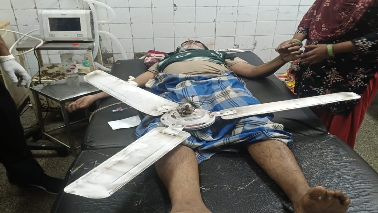 Fan falls on patient admitted to Delhi s GTB Hospital