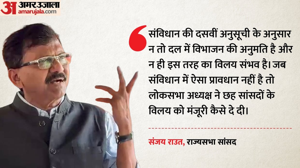 Merger of Shiv Sena (UBT) MPs with Shinde-led Sena: Raut calls it physical assault and murder of democracy