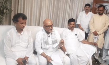 सीतापुर में कांग्रेस प्रदेश अध्यक्ष अजय राय।