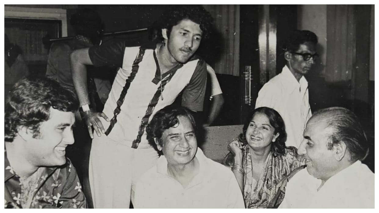 Anu Malik shares rare throwback photo with father Sardar Malik Mohammed Rafi and Prem Kishan