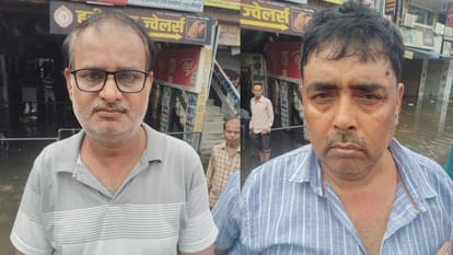 Garments and cosmetics were ruined after water entered the shops and soaked the merchandise.