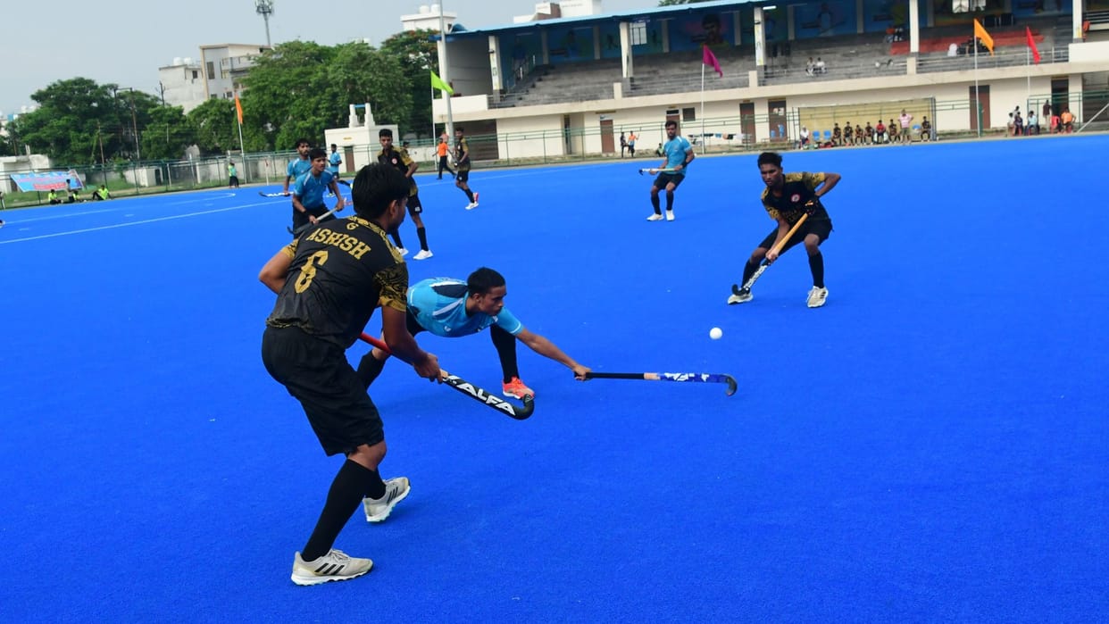 Sports News hockey Ravi scored left-out pass from Neeraj Lalpur defeated Jhansi 3-1