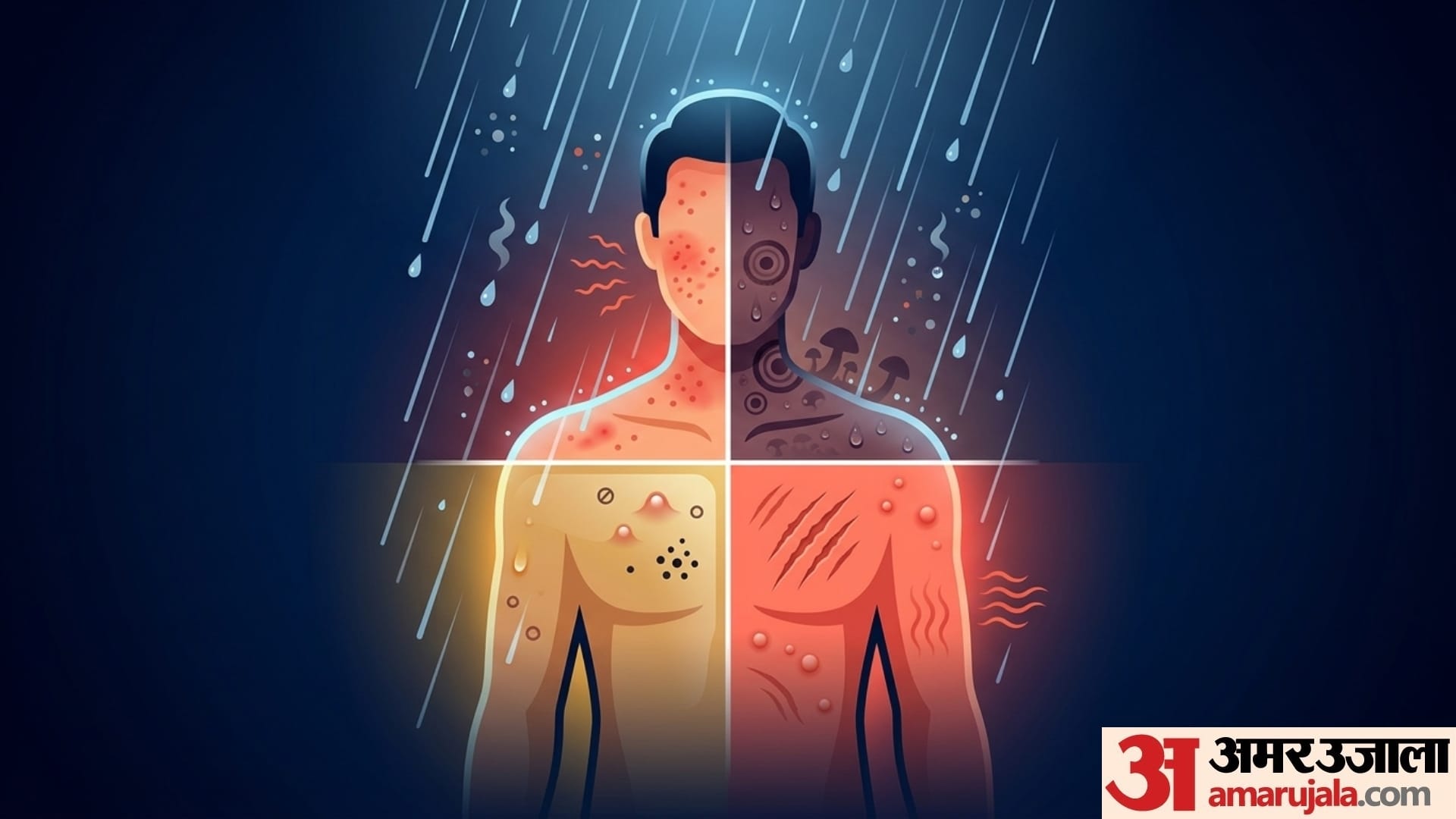 does rain water is safe for skin and hair kya barish ke pani me nahana chahiye