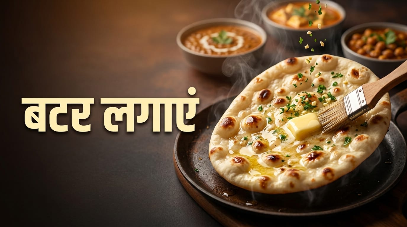 Homemade Butter Naan Recipe: How To Make Restaurant Style Butter Naan Without Tandoor In Hindi