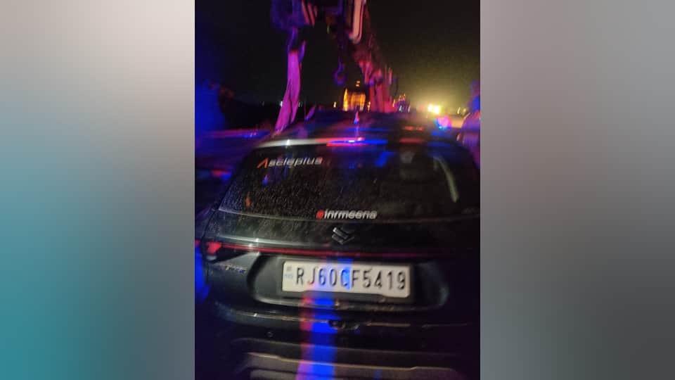 Accident on DME in Nuh: Car crashes into illegally parked vehicle on Delhi-Mumbai Expressway; three dead