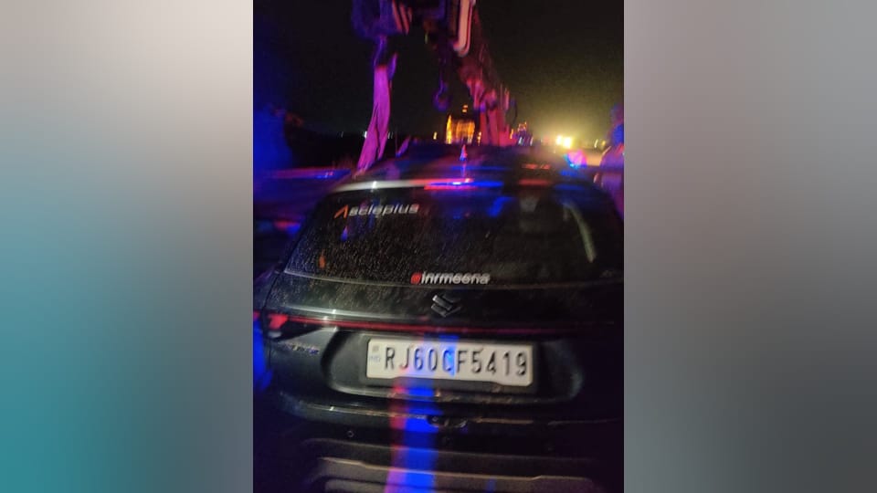 Accident on DME in Nuh: Car crashes into illegally parked vehicle on Delhi-Mumbai Expressway; three dead