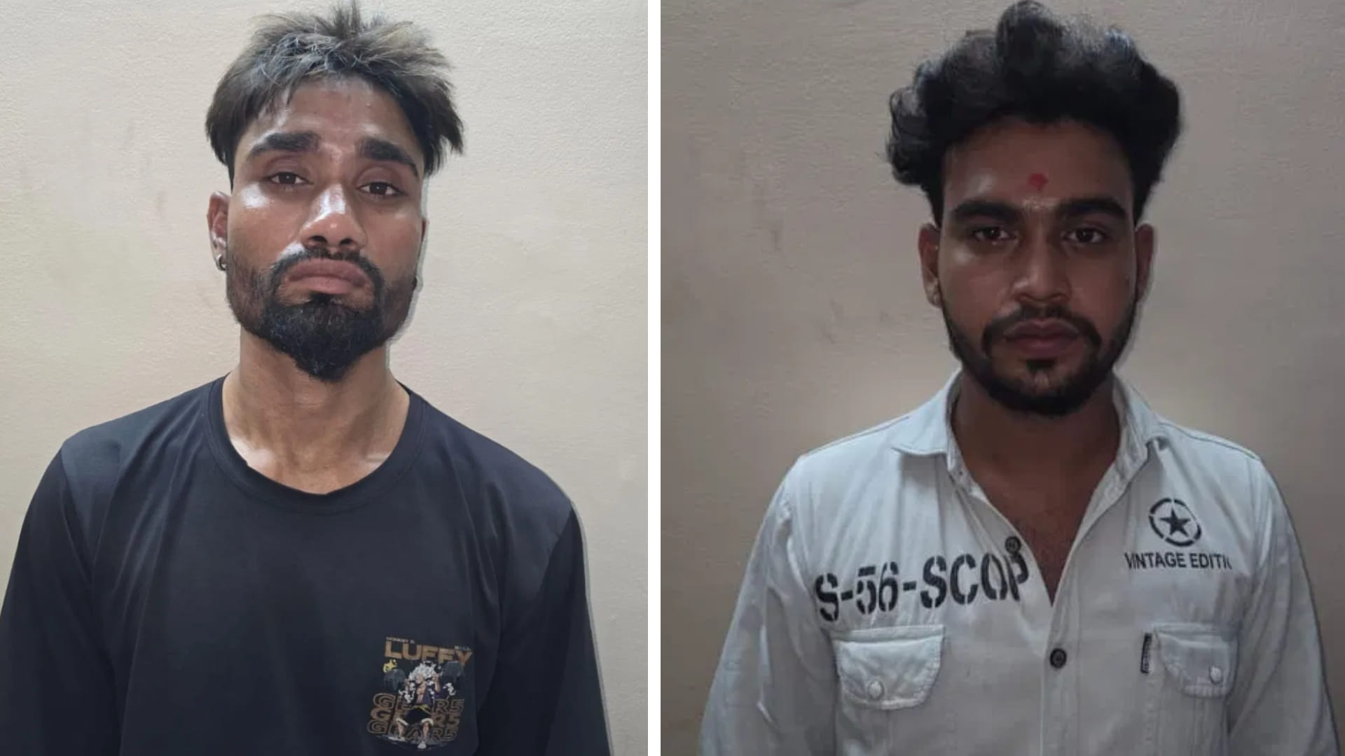 पुलिस गिरफ्त में आरोपी