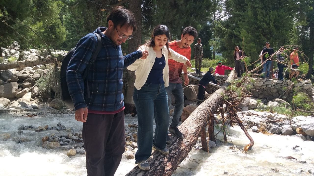 kinnaur cloudburst sangla valley itbp camp damage 5 crore loss