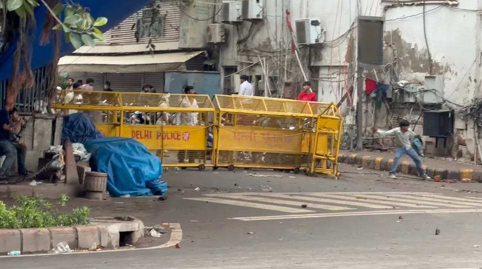 Violence during CJP sansad march Over 50 security personnel including 10 senior officers injured