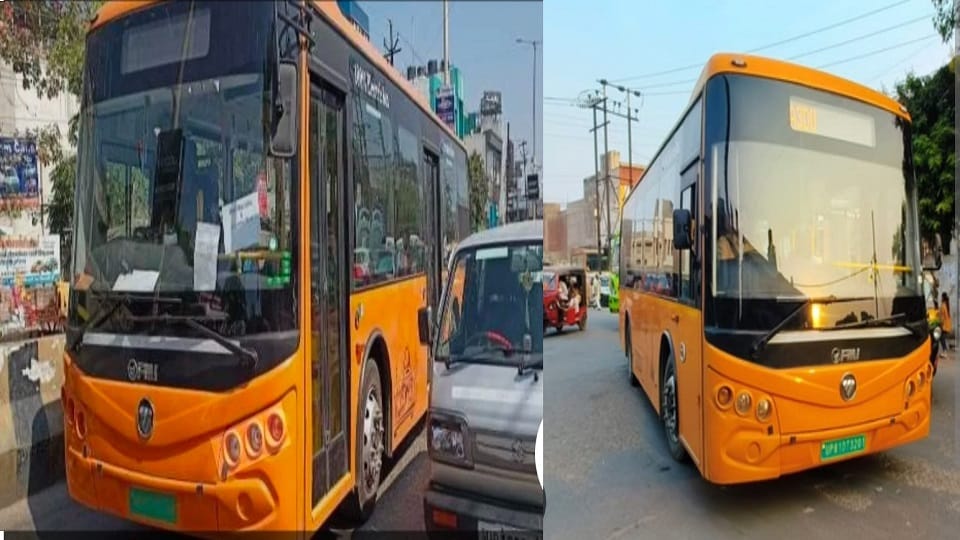 More than 15 e-buses running on the same route