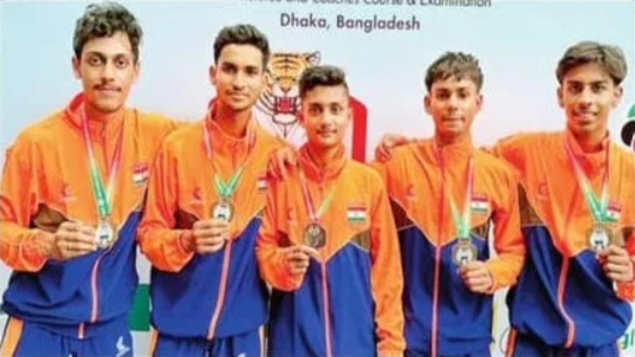 South Asian Karate Championship: Lucknow Players Shine in Bangladesh, Win Gold in Junior Team Kata